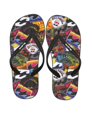 Billabong Tides Print Boys Flip Flops Multi C2FF12BIP2-1220