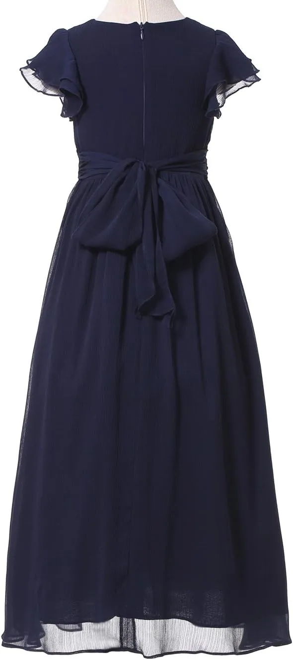 Bridesmaid Dress Prom Party Dresses Long Flower Girl's Dress