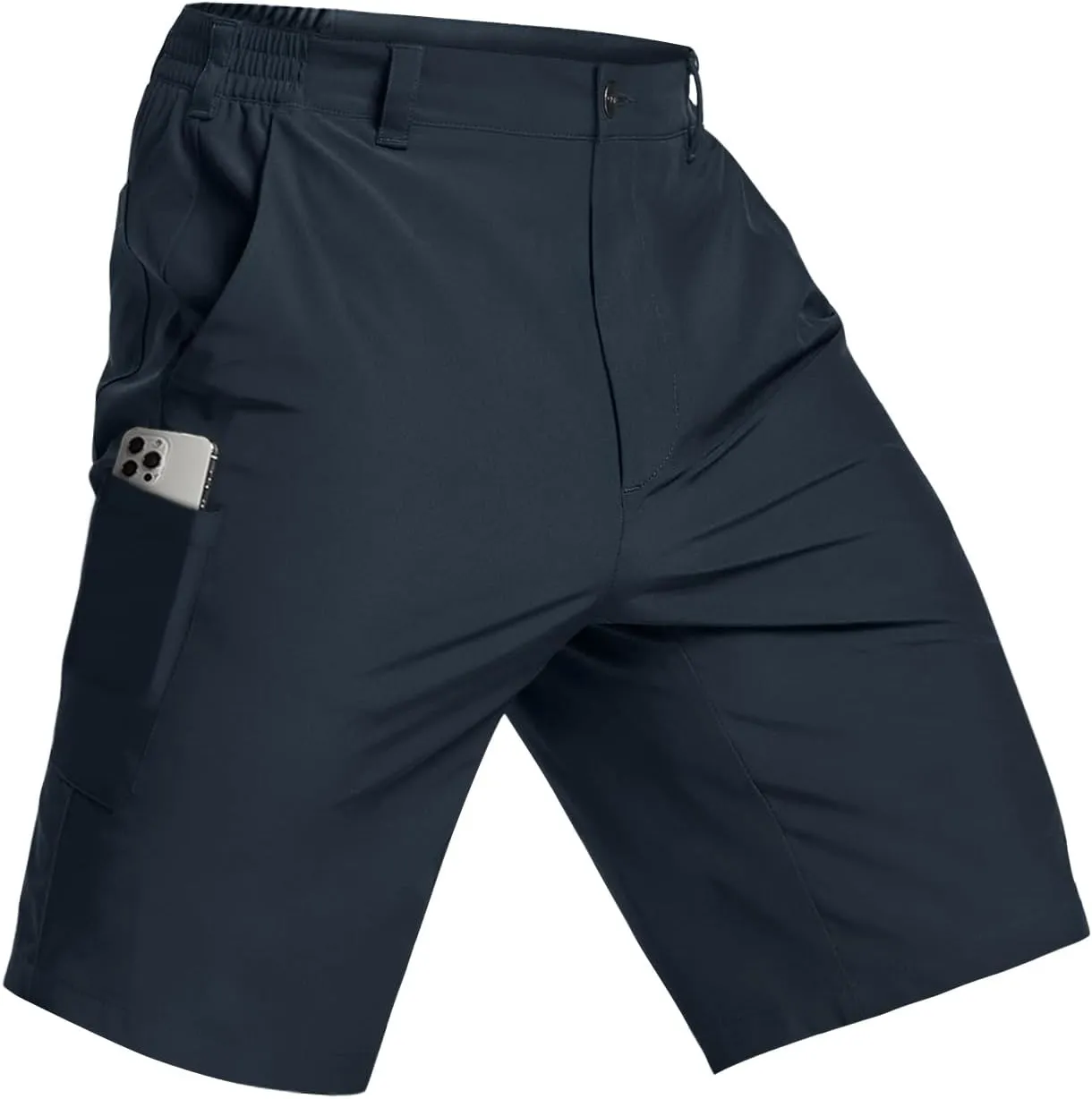 CQR Men's Quick Dry Stretch Hiking Cargo Shorts, Lightweight Water Resistant Tactical Casual, Golf & Outdoor with Pockets