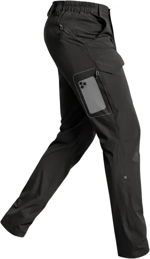 Cycorld Men's-Hiking-Pants-Lightweight-Water-Resistant-Quick-Dry Stretch for Travel Camping Fishing Outdoor