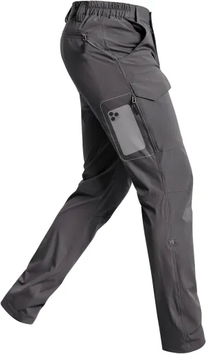 Cycorld Men's-Hiking-Pants-Lightweight-Water-Resistant-Quick-Dry Stretch for Travel Camping Fishing Outdoor