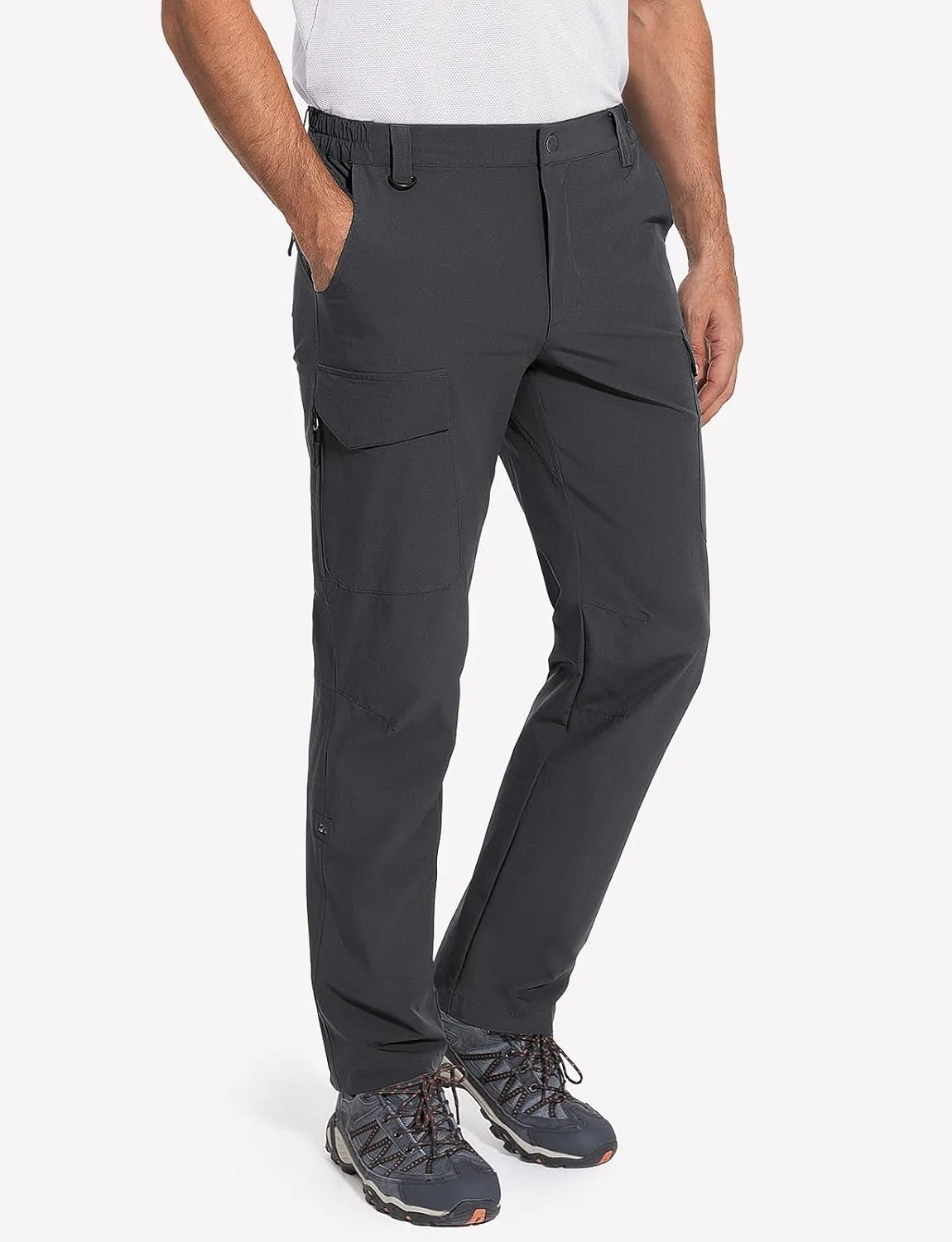 Cycorld Men's-Hiking-Pants-Lightweight-Water-Resistant-Quick-Dry Stretch for Travel Camping Fishing Outdoor