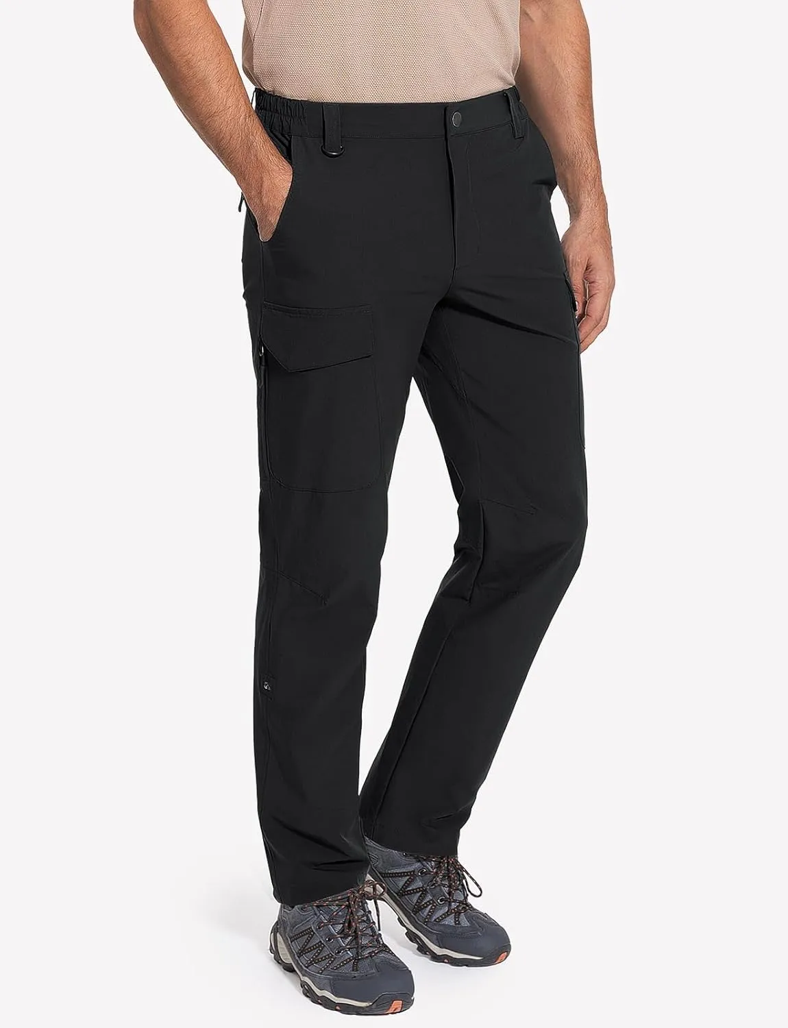 Cycorld Men's-Hiking-Pants-Lightweight-Water-Resistant-Quick-Dry Stretch for Travel Camping Fishing Outdoor