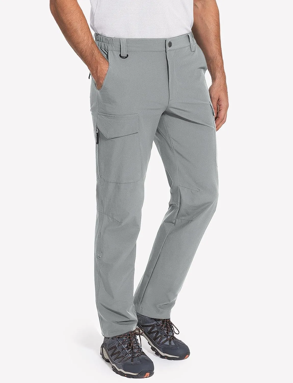 Cycorld Men's-Hiking-Pants-Lightweight-Water-Resistant-Quick-Dry Stretch for Travel Camping Fishing Outdoor