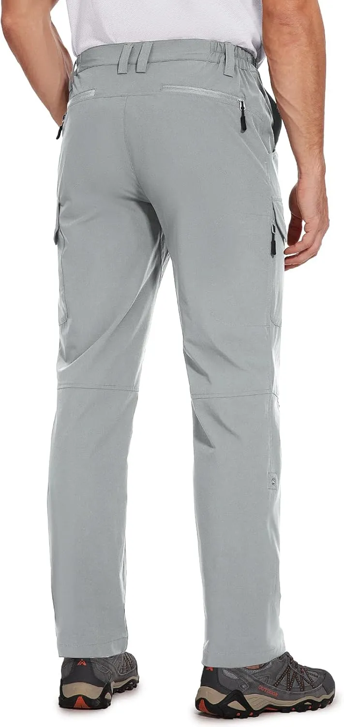 Cycorld Men's-Hiking-Pants-Lightweight-Water-Resistant-Quick-Dry Stretch for Travel Camping Fishing Outdoor