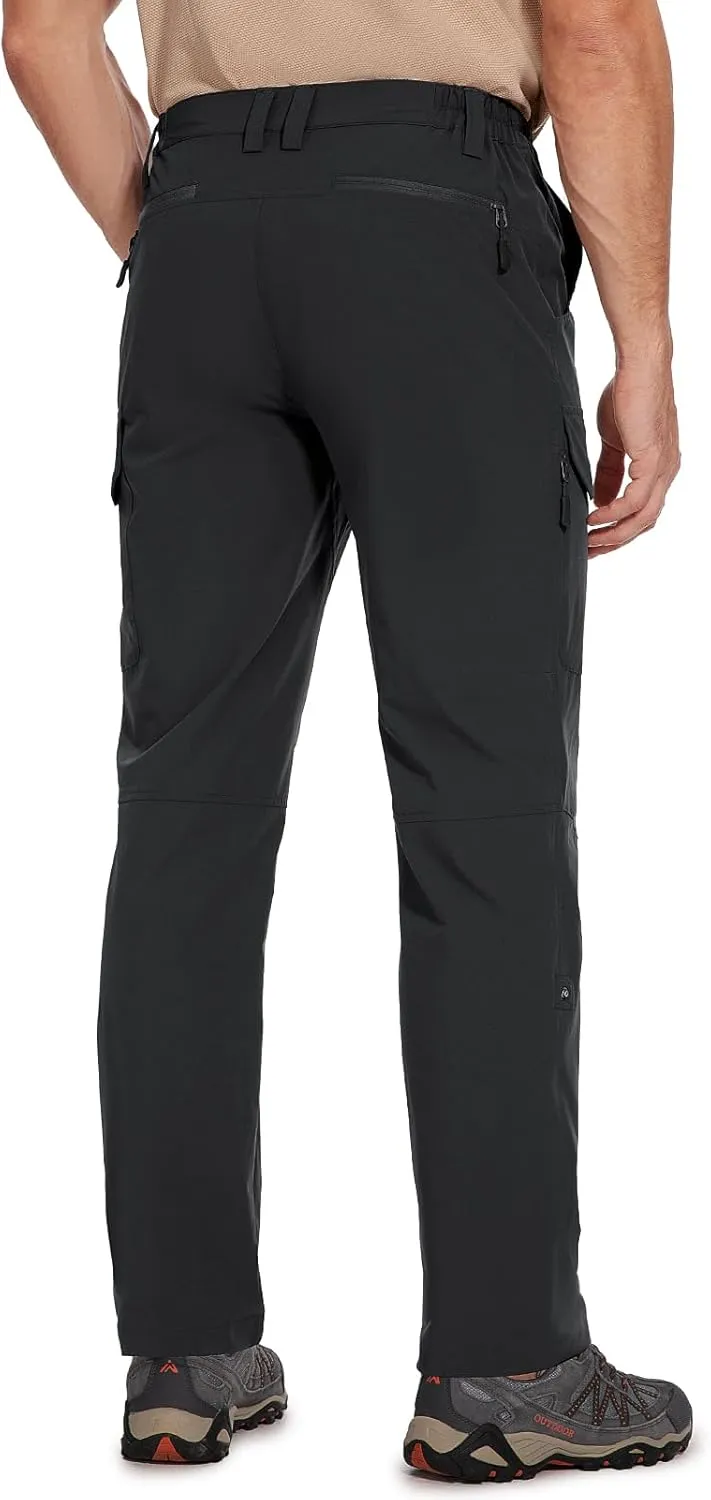 Cycorld Men's-Hiking-Pants-Lightweight-Water-Resistant-Quick-Dry Stretch for Travel Camping Fishing Outdoor