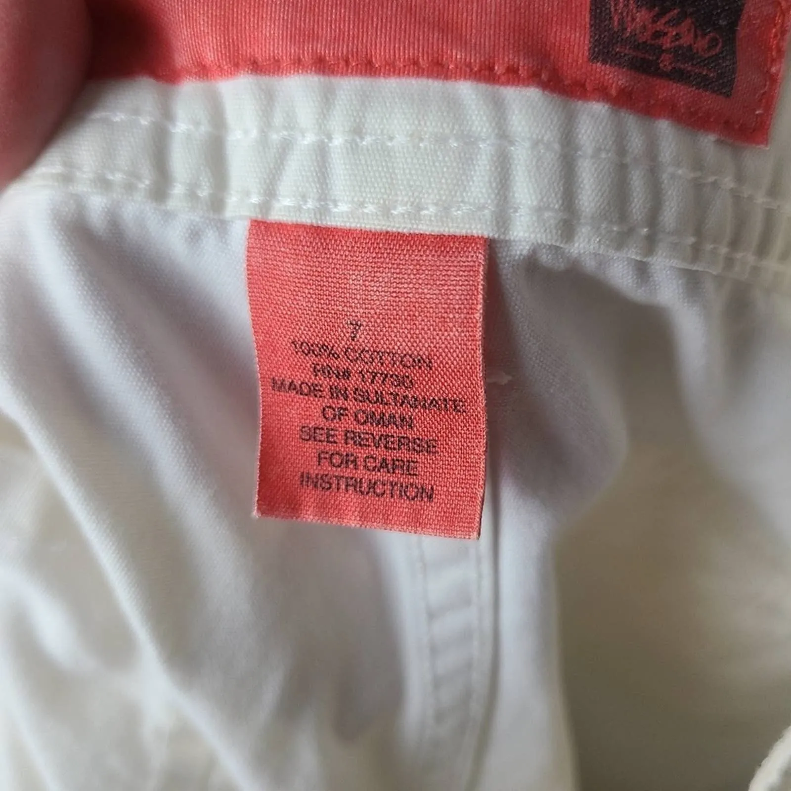 Mossimo White Cotton Capris